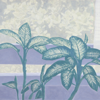 Ashyana park - acrilico su tela / acrylic on canvas, 70x100  (1999)